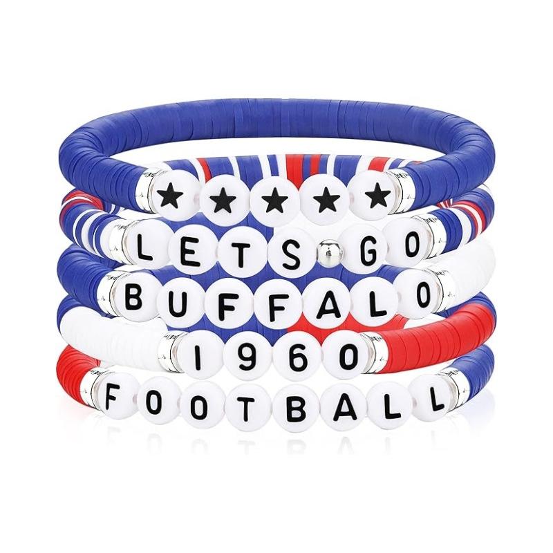 JYL TS Bracelet Stackable Elastic  Black Star Letter Beads Boosts Mystery & Luck 1