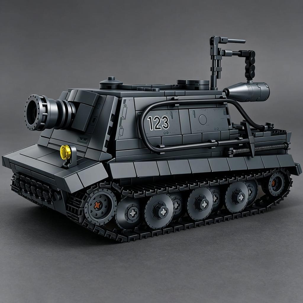 Monster Building Blocks “Sturm-Tiger” Self-Propelled Gun “Sturm-Tiger” Self-Propelled Assault Gun Toy Soviet Tank