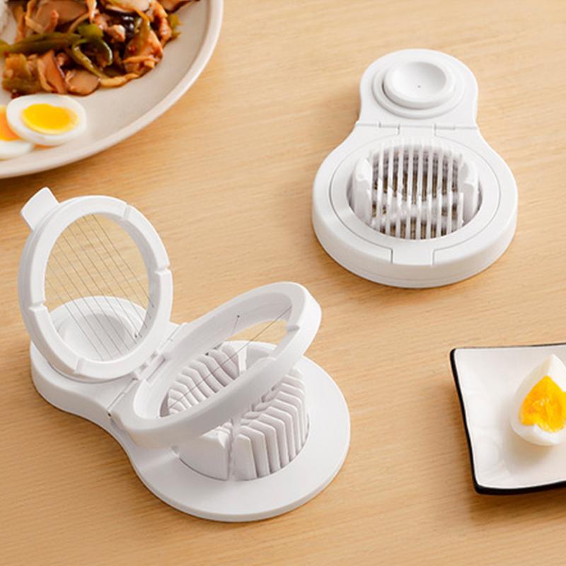 Äggskivare i rostfritt stål Kraftig Jordgubbsskärverktyg med rostfri tråd Mångsidigt Äggskivningsskärverktyg