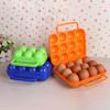 6/12 Grid Plastic Organizer Case Folding Organizer Egg Storage Box Egg Tray Outdoor Camping Picnic Eggs Box Case