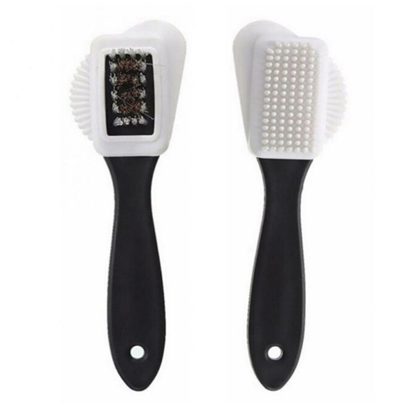 3 Side Cleaning Conveninent S Shape Shoe Brush Cleaner For Shoes Cleaning Brush Suede Snow Boot Brush Shoe Brush Cleaning Tool