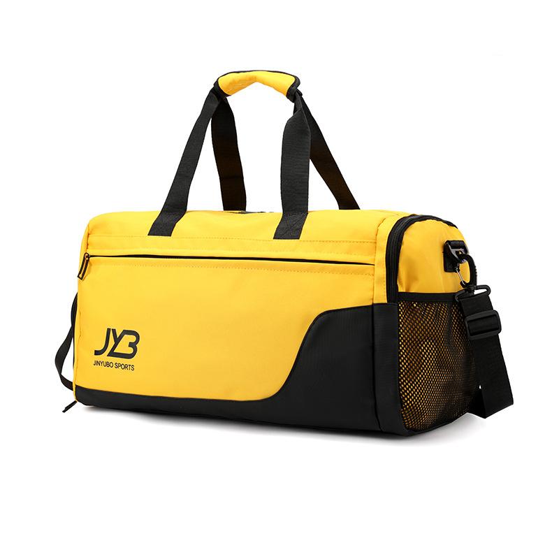 Fashion wet and dry separation yoga fitness bag cover tie rod going out travel handbag trend casual nylon duffel bag