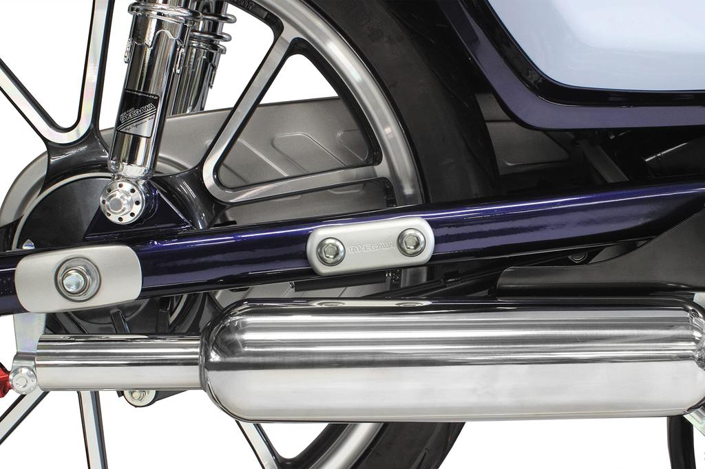Peças especiais TAKEGAWA capa de marca de pedal de garupa 2 peças 1 conjunto CT125 Cub C125 (JA55/JA65)/Super (JA48/JA58) 06-13-0089