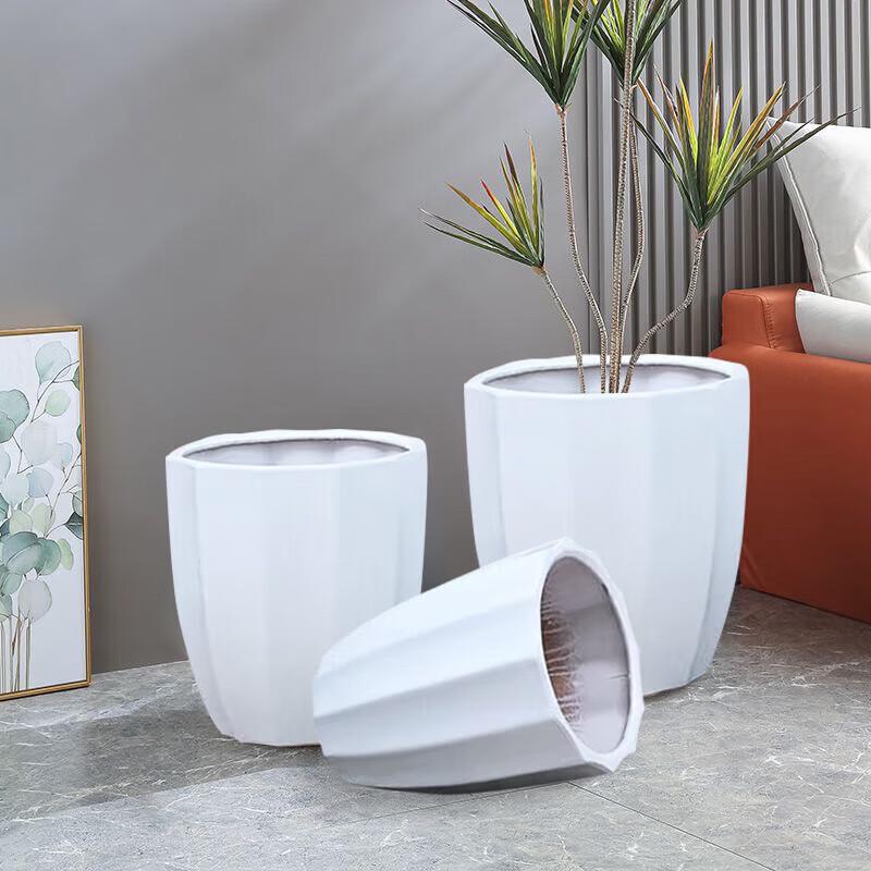 

Ceramic Flower Pot with Drip Tray