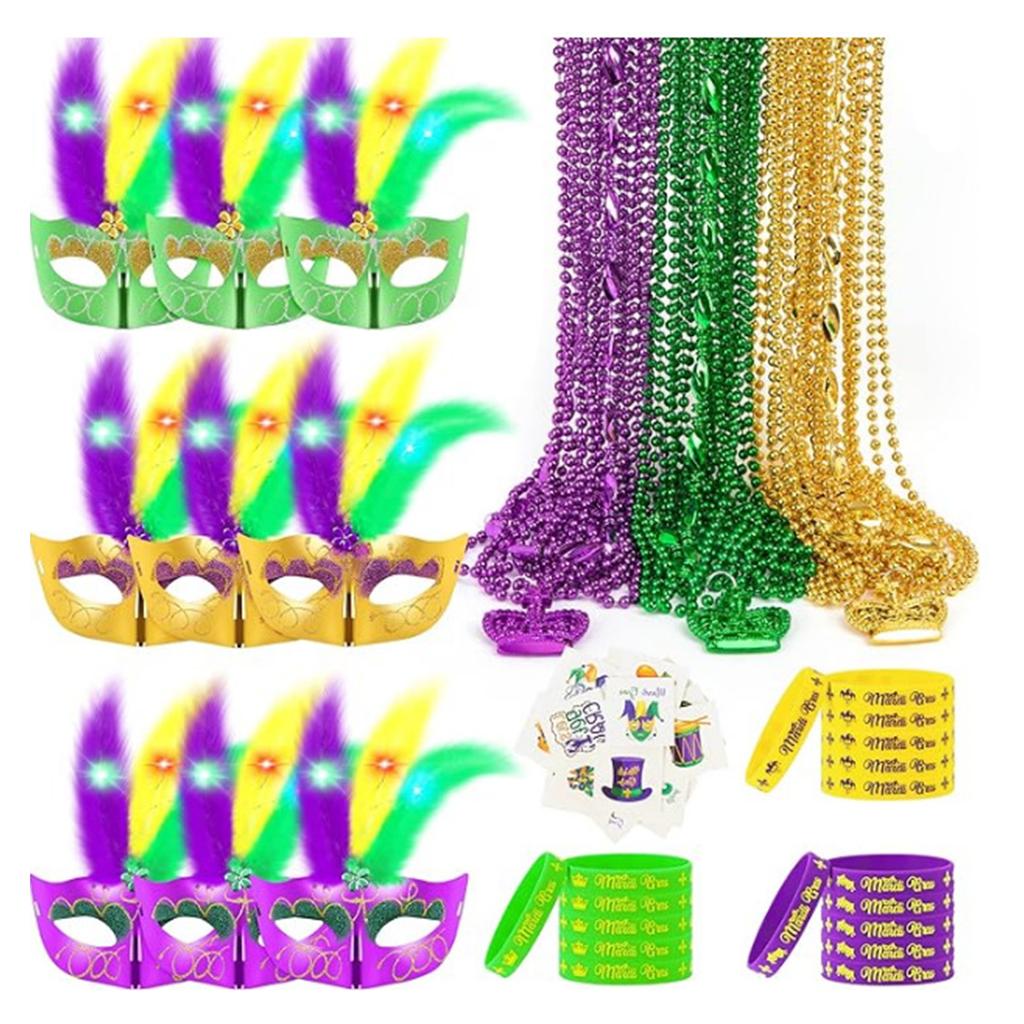 Halloween 70. léta Dámský Disco Kostým Disco Flitry Ples Samolepka na Tělo Náramek Maska Náhrdelník Kostýmové Párty Potřeby