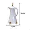 Insulated Coffee Pot Insulation Beverage Dispenser Double Walled Glass Thermal Leakproof 800ml