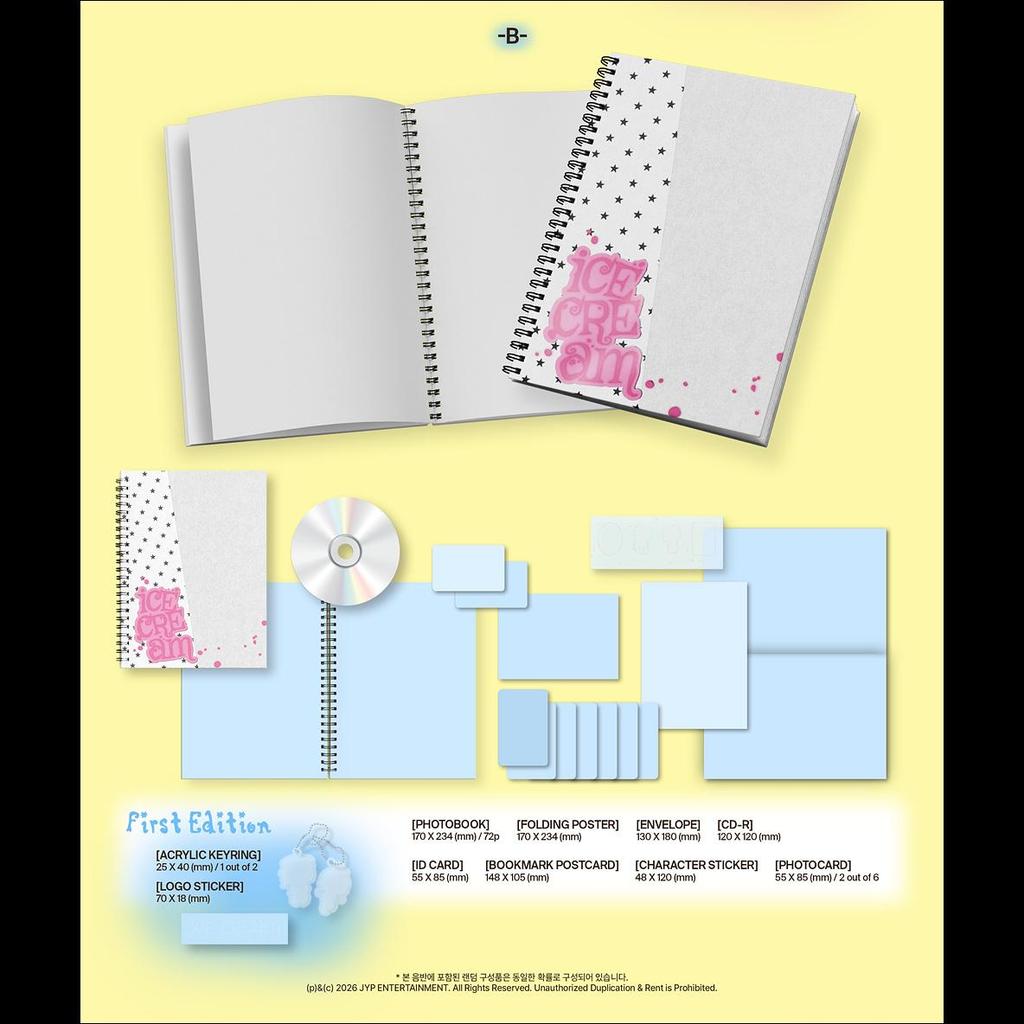 YUNA (ITZY) [Eis] Fotobuch-Version. (A/B-Ver.) + Kostenloses Geschenk