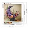 5D DIY Partial Special Shaped Drill Diamond Painting Flower Basket Decor 30x30cm