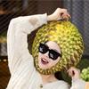 Cartoon Design Broccoli Head Cover Realistic Durian Head Cover  Cosplay Costume Party Photo Props