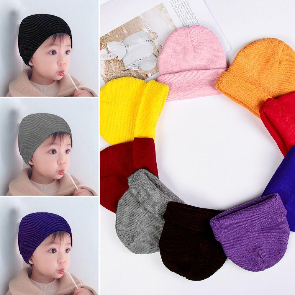Boy/girl Hot Boy Soft Hat Knitted Crochet Winter Warm Beanie Cap Kids Hats & Caps