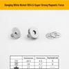 Triple Strength No-Sew Round Electroplated Magnetic Bag Buckle with Thickened Metal Pin