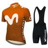 Movistar UV-Schutz Sommer Radsportanzug Atmungsaktiv Sport Mountainbike Herren Radsportanzug