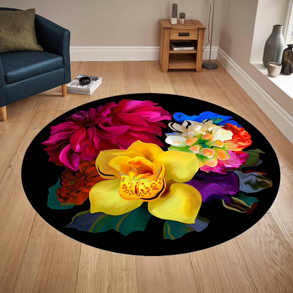 

Mosimoso Home H1116 Ковер с точечной подошвой и цифровой печатью 100x100 cm