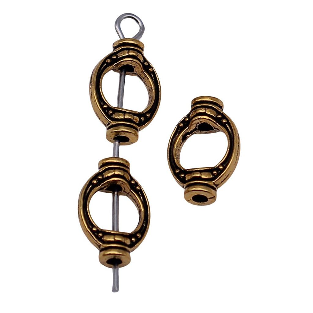 Openwork Beads Mini Hole Geometric Frames For Minimalist Jewelry Components