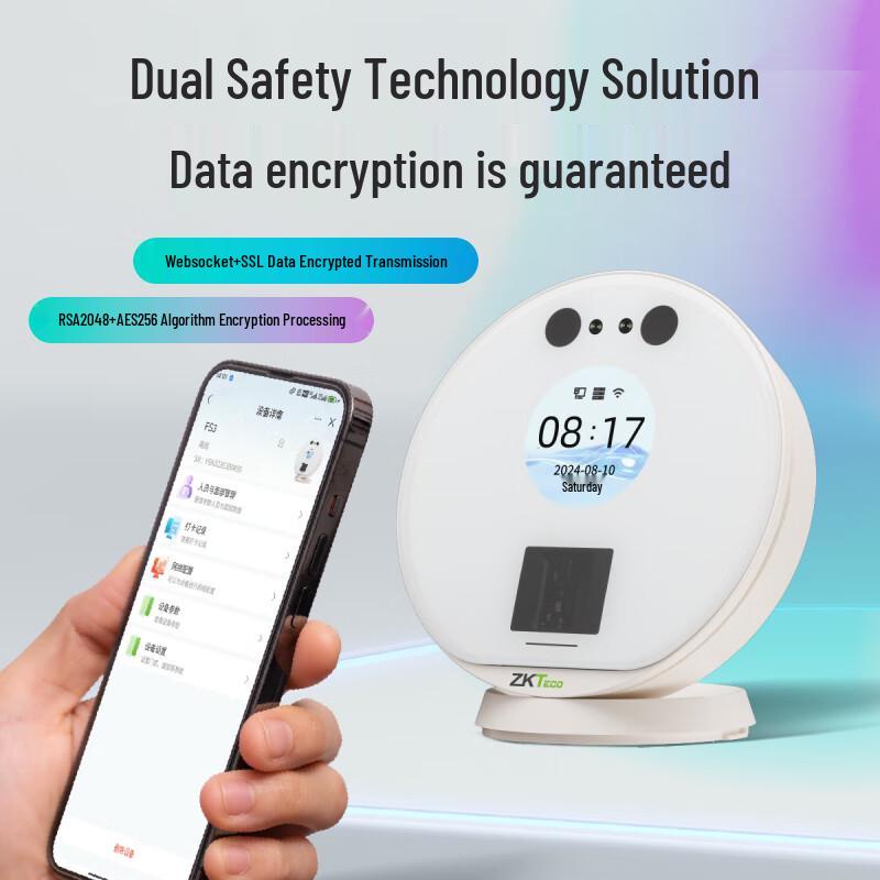ZKTECO FS3 Smart Facial Recognition Cloud Attendance Machine CN plug (adapter included)