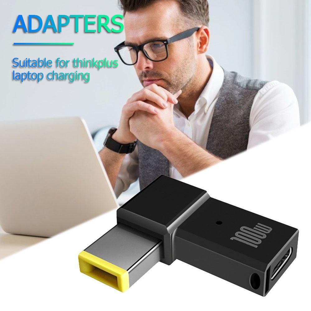 100W USB PD Adapter Laptop DC Power Adapter Type C Female to Square PD Plug USB C to PD Converter