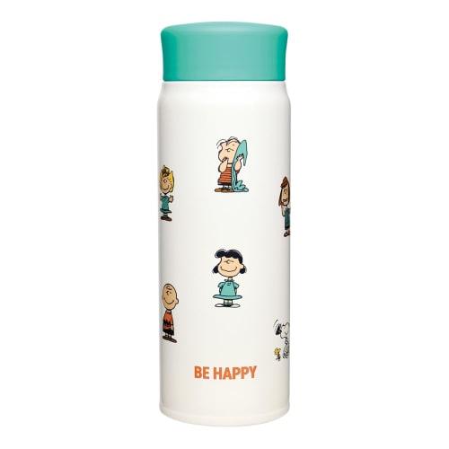 

Onishi Ken Seihan PEANUTS Stainless Steel Bottle IVORY BE HAPPY SLL-3001