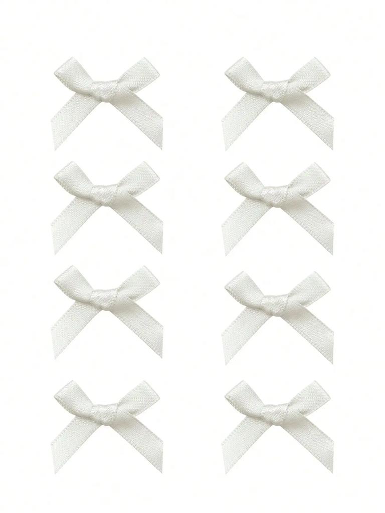 8/20 Stück Ballettstil Weiße Schmetterling Haarspangen Frauen Mini Schleifenband Schleife Accessoires Süße Liebliche Haarnadel Mädchen Pony Seitenclips