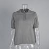 Spring/Summer 2025 Women's Cross-Border Openwork Knit Bubble Sleeve Sweater