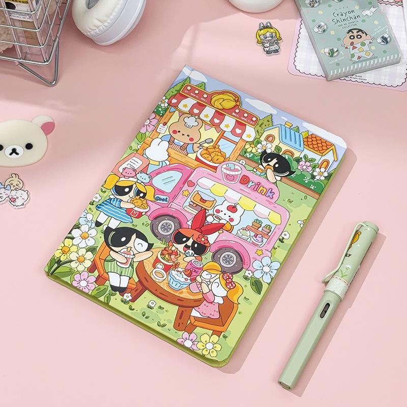 

Feitian Little Policewoman Hard Shell Painted Notebook A5 Student Cute Handbook Inner Page Printing High Value Notepad