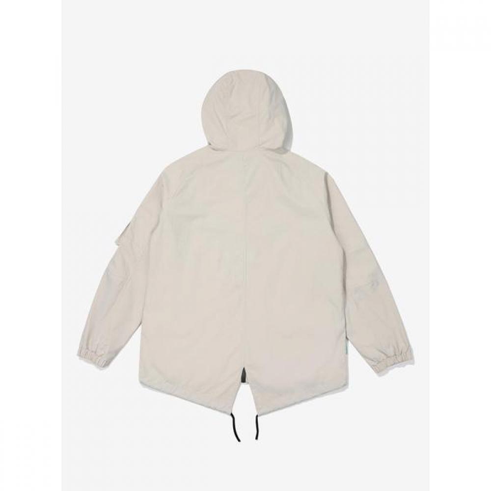 Bbc Earth Out Pocket Fish Tail Jacket  Ivory 