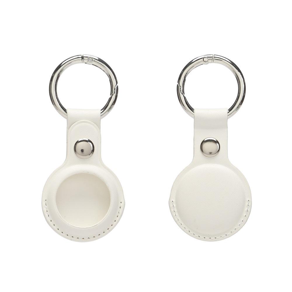Apple AirTag Leather PU Case: Anti-lost Tracker Locator Keychain Holder