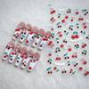 1pcs 5D Diamond White Lace Bow Nail Art Stickers Pearl Rhinestones Nail Decoration Adhesive Decals Slider DIY Accessory