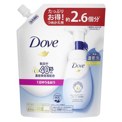 Dove Beauty Feuchtigkeitscremiger Schaum Gesichtsreiniger Nachfüllpackung Großes Fassungsvermögen 320ml