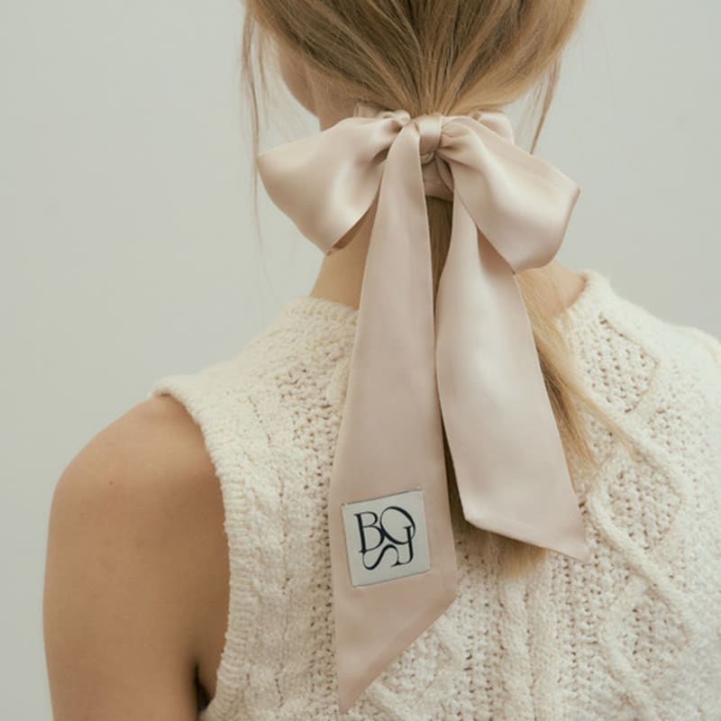 BB’DE SOLI’DE vere silk hair scarf (3 color)