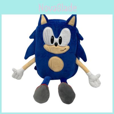 Sonic The Hedgehog Plush Toy Backpack For Kids Soft And Colorful Schoolbag For Boys And Girls