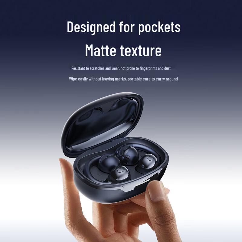 MOJAWA Mojo Clip Open-Ear Bluetooth Noise-Cancelling Clip-on Headphones