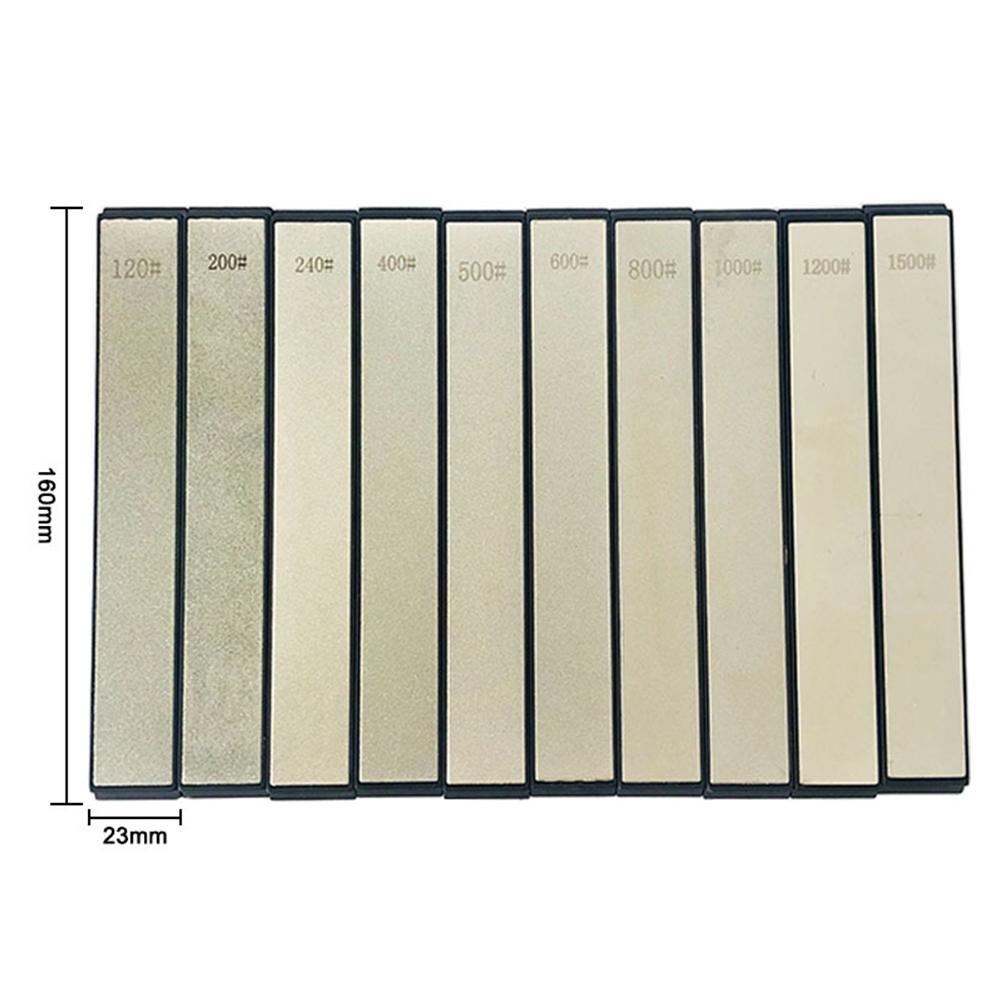 80-3000grit Emery Whetstone Strip 160x23mm Rectangular Grinding Strip Fixed Angle Blade Sharpener Abrasive Sharpening Tools