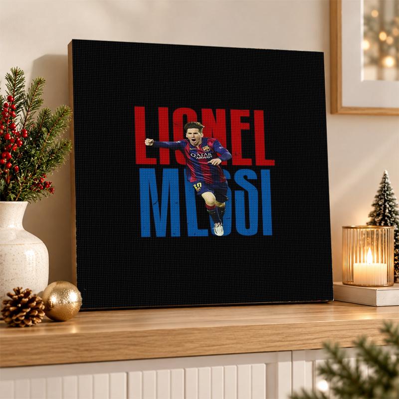 Zestaw do Malowania Diamentami Lionel Messi 5D Pełny Wiertak DIY Mozaika Diamentowa Sztuka Ścienna Wystrój Domu
