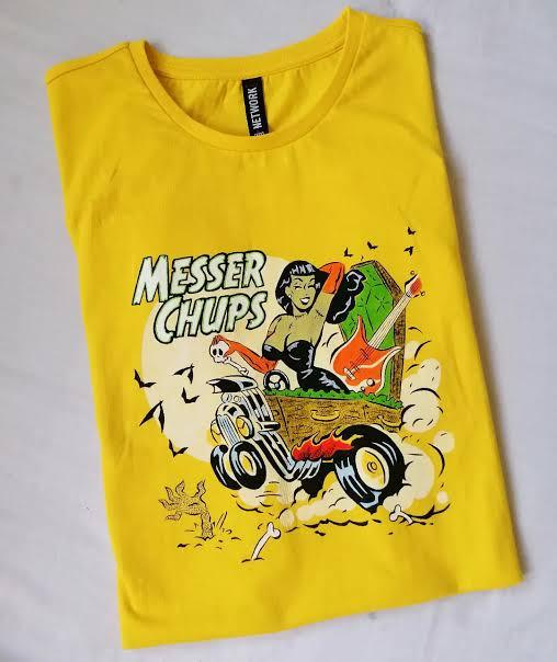 

Messer Chups BAnd Cotton Yellow Shirt Unisex Concert S to 5XL MQ498 Unisex T-Shirt XXXXL