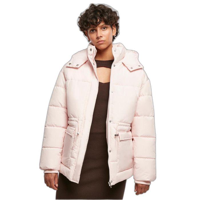 Doudoune Femme - Urban Classics - Cintrée - Capuche - Poches Latérales - Doublure En Taffetas