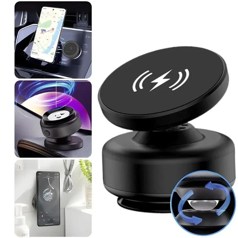 Magnetic Car Phone Holder 360° Rotation Folding With Vacuum Suction Cup For iPhone 12-16 Series Car/Gym/Driving Phone Holder