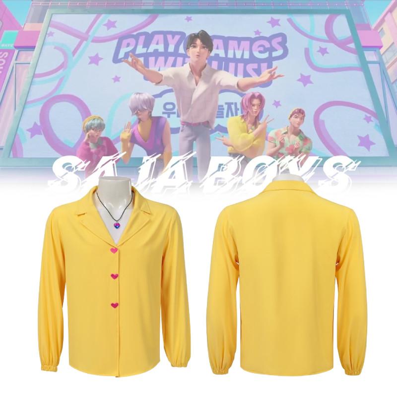 Demon Hunters Kpop Cosplay Costume Polyester Material Style Clothing Parties