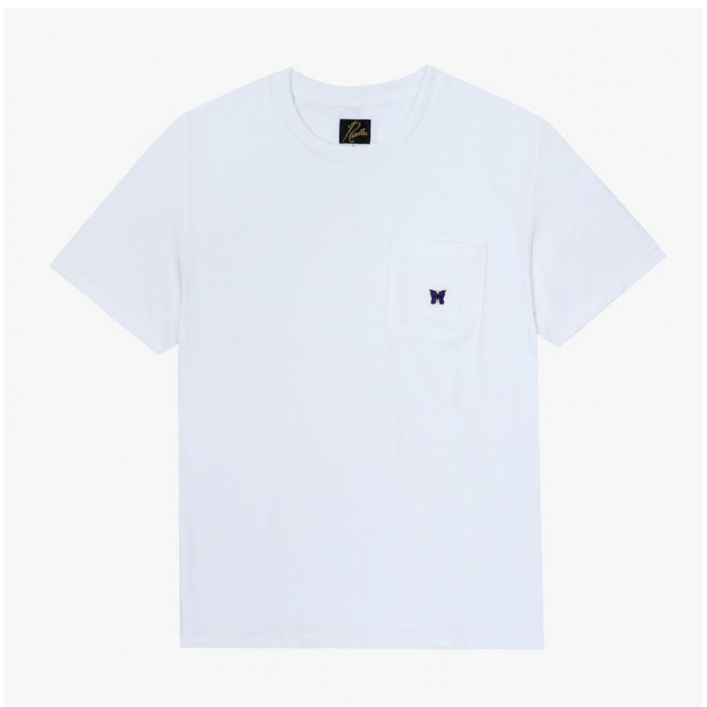 NeedleS Herren Kurzarm Poly-Trikot A Weiß Qv362