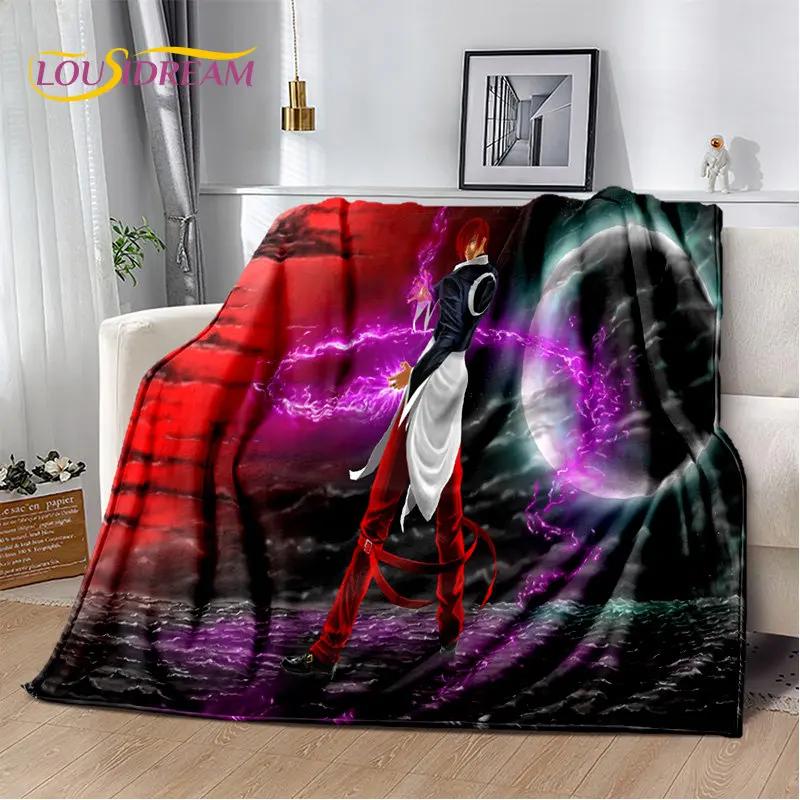 King of Fighters Retro Game Gamer Soft Plush Blanket,Flannel Blanket Throw Blanket for Living Room Bedroom Bed Sofa Picnic Cover