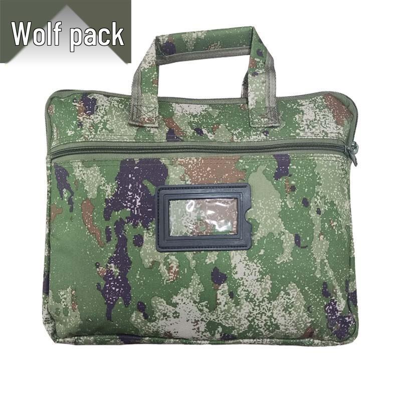 Bush Wolf Starry Sky Jungle Laptop Briefcase