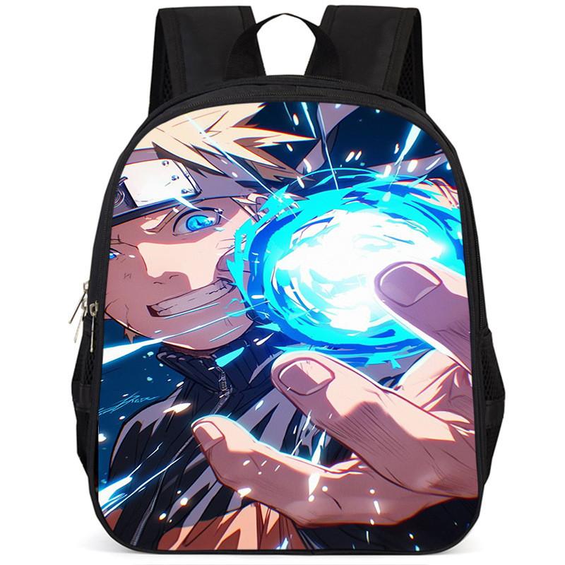 Naruto 15-inch Large Capacity Backpack Lightweight Oxford Cloth School Bag For Kids