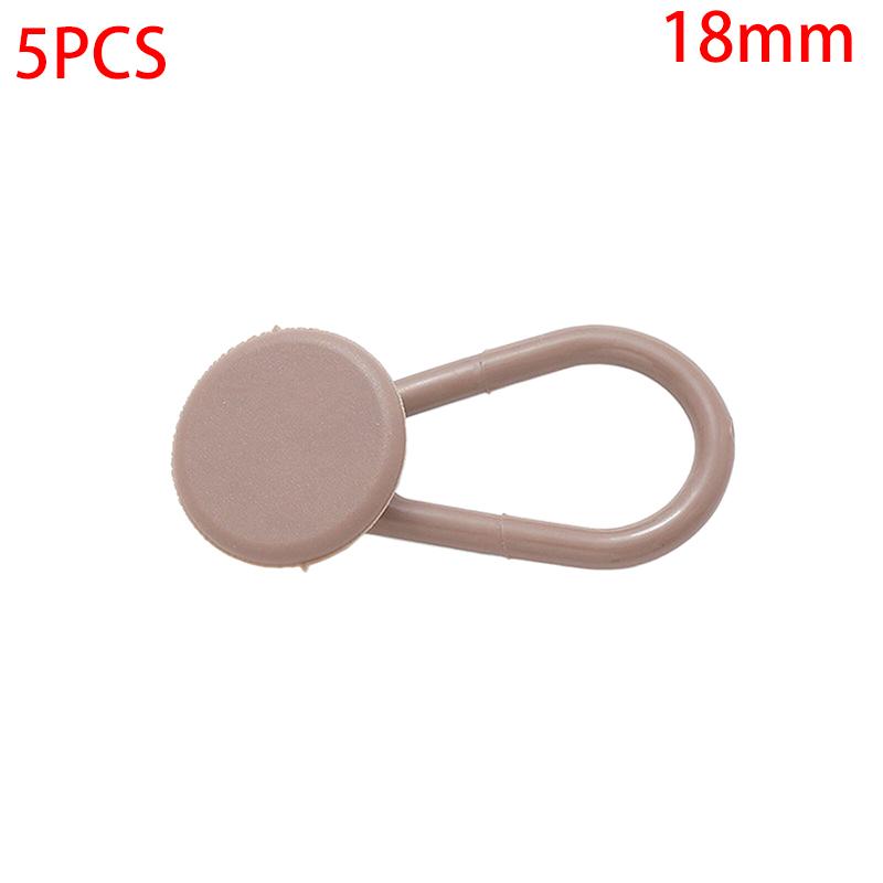 5Pcs 15Mm/18Mm Pants Extender Buttons Flexible Waist Extenders For Black Jeans Pants Pregnancy Trousers Lengthen Rubber Button