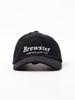 Beams Heart Men's Corduroy Emblem Baseball Cap, Black/Free