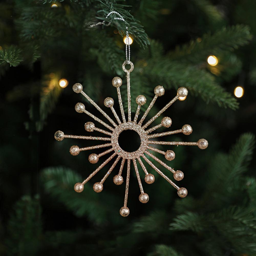 Hangging Christmas Tree Pendant Snowflake Elk Xmas Ornament Conch Gold Christmas Tree Decorations Home Decoration