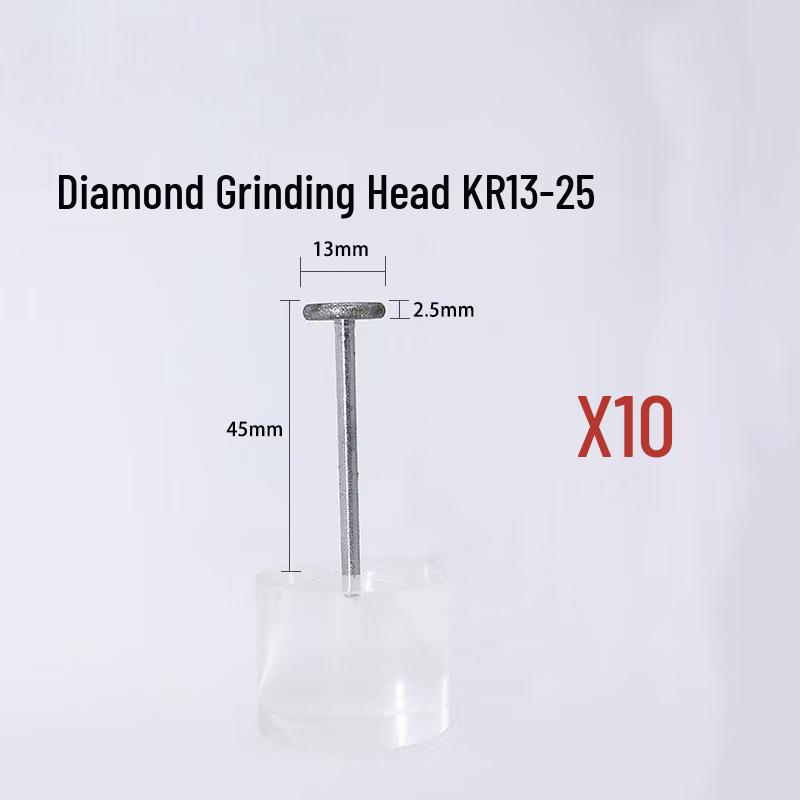 

Diamond Grinding Head T-Shaped 3mm Shank for Jade Carving - Round & Straight Edge Needle
