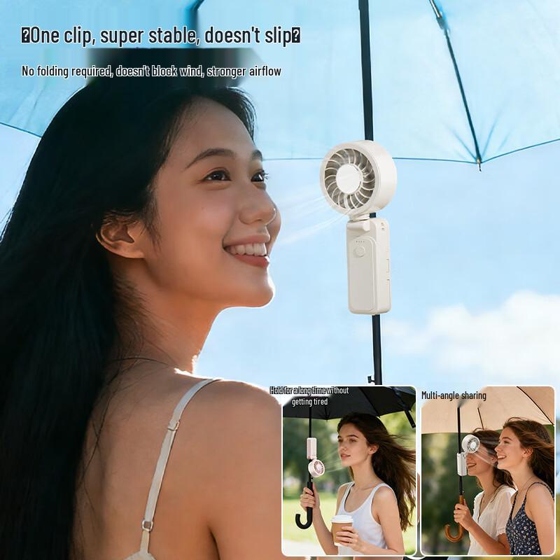 ZISIZ Portable Foldable Cooling Fan with USB Charging