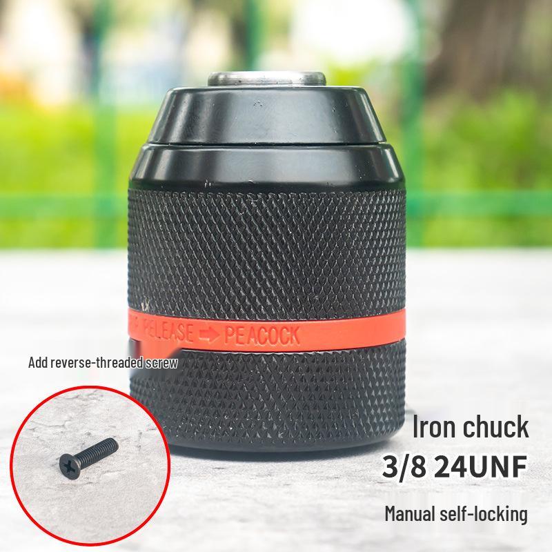 Universal Self-Locking Ratchet Drill Chuck Wrench for Power Tools