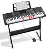 61 Key Digital Keyboard Piano Electric Portable with Adjustable Stand