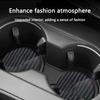 XTXG4 2PCS Car Coaster Water Cup Holder Mat Anti-slip Pad For Alfa Romeo Giulietta 159 147 156 166 Mito Giulia GT Stelvio Tonale F1