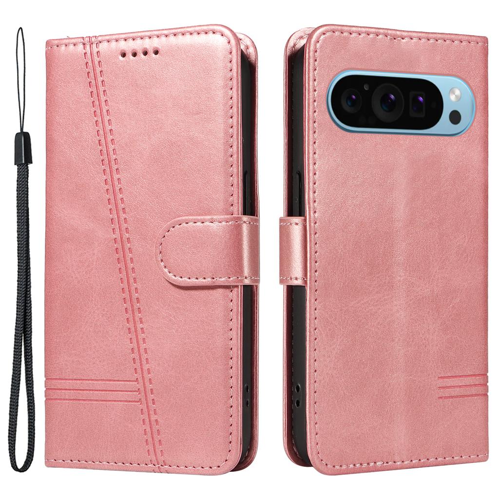For Google Pixel 10 Pro/10/9 Pro/9 Case Leather Book Flip Phone Cover Wallet Stand View
